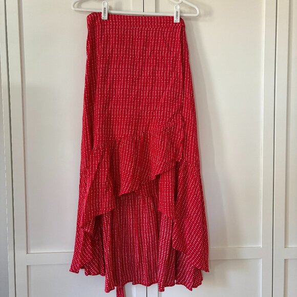GAP high-low hem wrap skirt (size M) - Picture 1 of 6